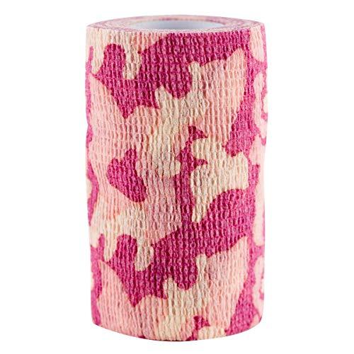 Finntack Flex Bandages Leg Wraps Horze Camo Pink US 5 yd (EU 4.6 m) 