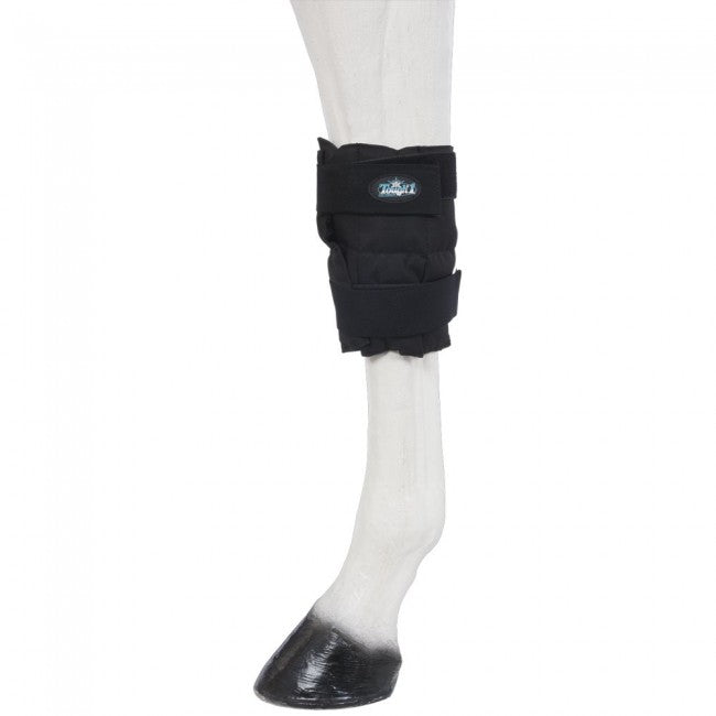 Black Tough 1 Draft Horse Ice Therapy Knee/Hock Wrap Leg Wraps