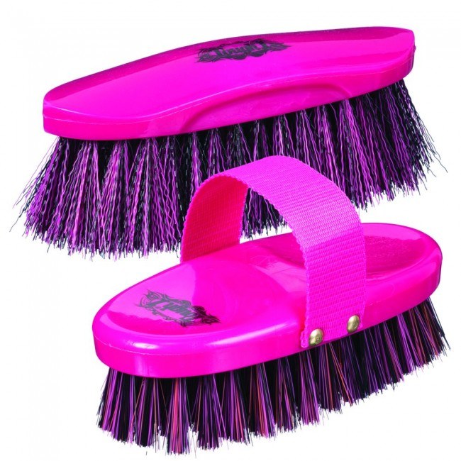 Pink Tough 1 Soft Bristle and Medium Bristle Brush