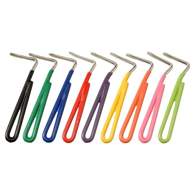 Tough 1 Hoof Pick with Vinyl Coated Handle - 12 Pack