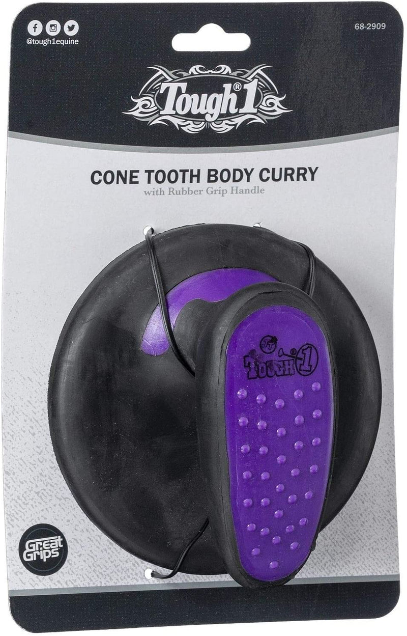 Tough 1 Great Grips Cone Tooth Body Curry Curry Combs JT International Purple 