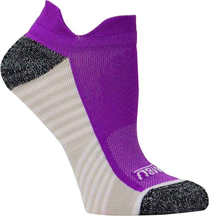 Khombu 4719 Women's Outdoor Nano Glide Low Cut Socks - 2-Pack Socks Purple 4-10