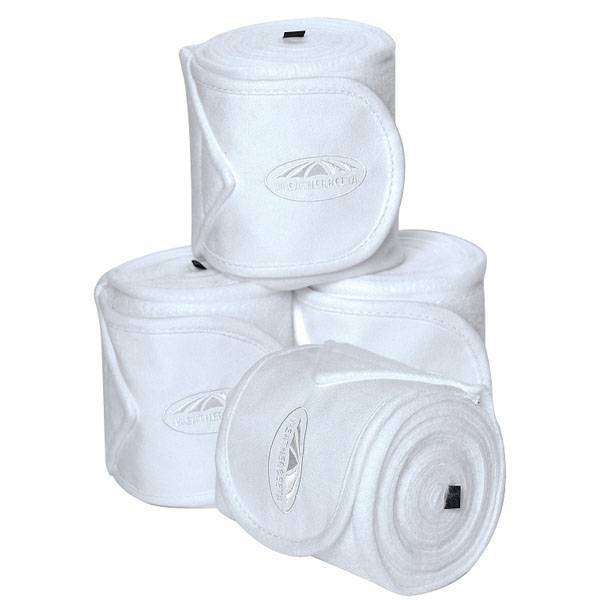 Weatherbeeta Fleece Bandage 4 Pack Leg Wraps Weatherbeeta 3.5M White 