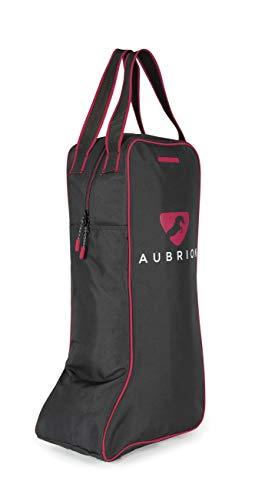 Shires Aubrion Long Boot Bag Boot Bags Shires Equestrian Black/Burgundy 