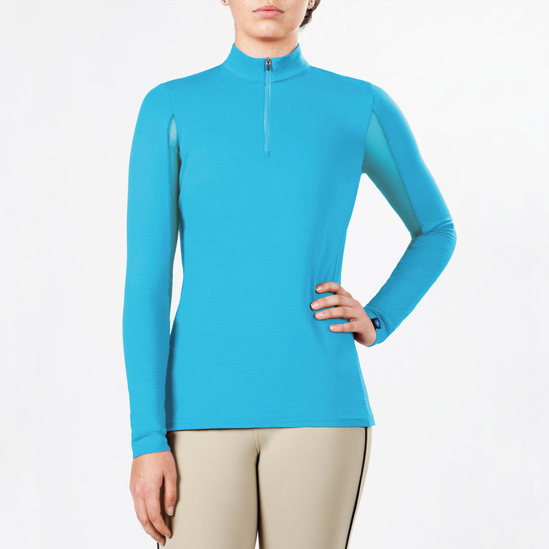 Irideon Cooldown IceFil Women's Long Sleeve Jersey Technical Shirts Peacock X-Large