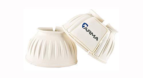 Shires Touch and Close Over-Reach Boots Bell Boots Shires Equestrian White Cob 