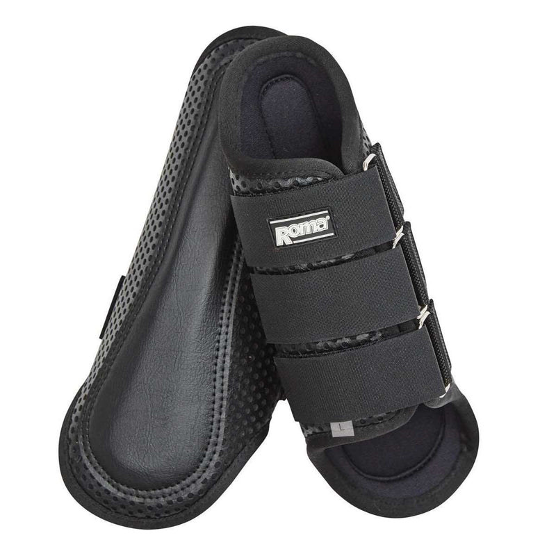 Roma Air Flow Shock Absorber Splint Boots Competition/Exercise Boots Roma Pony Black 