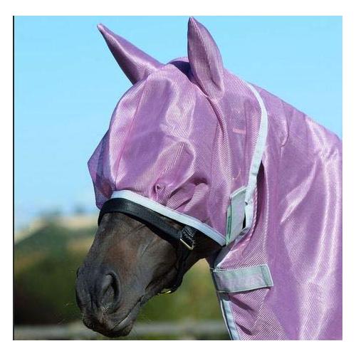Bucas Freedom Fly Mask with Ears Fly Masks Toklat Lilac Xlarge 