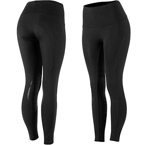 Horze Women's Bianca Superlight Knee Patch Tights - Silicone Grip Knee Patch Breeches Horze 