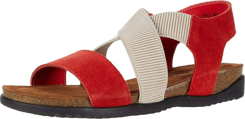 Red David Tate Women's Clear Sandals One Stop Equine Shop 7 Wide