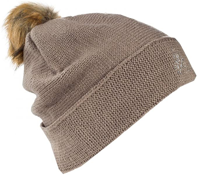Horze Crescendo Knitted Hat Winter Hats Horze Taupe Grey 