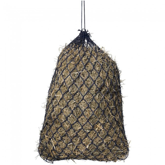Black Tough 1 No Knot Slow Feed Hay Net Hay Bags