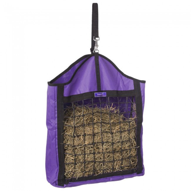 Tough 1 Nylon Hay Tote with Net Front Stable Supplies Tough 1 Purple 