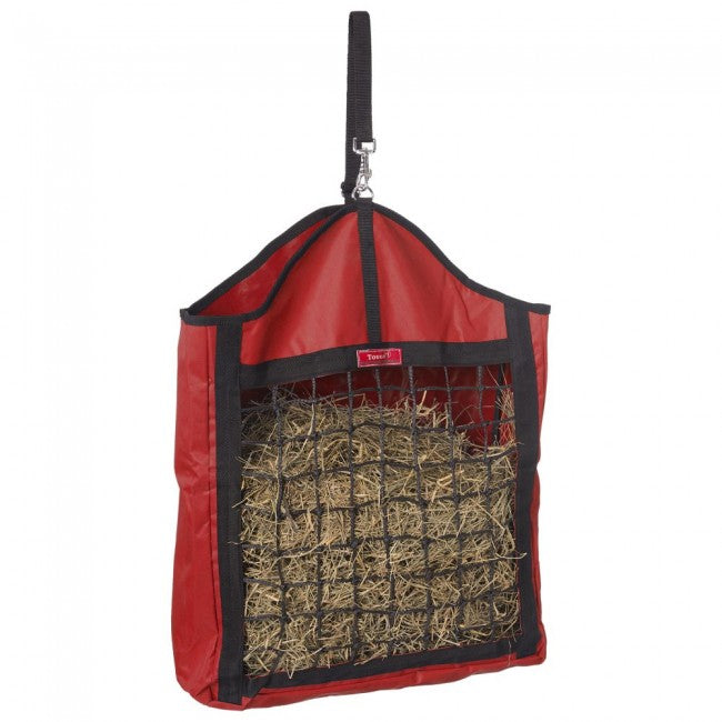 Tough 1 Nylon Hay Tote with Net Front Stable Supplies Tough 1 Red 