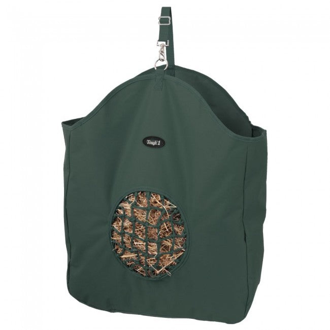 Hunter Green Tough 1 Hay Bag Tote with Poly Net JT International