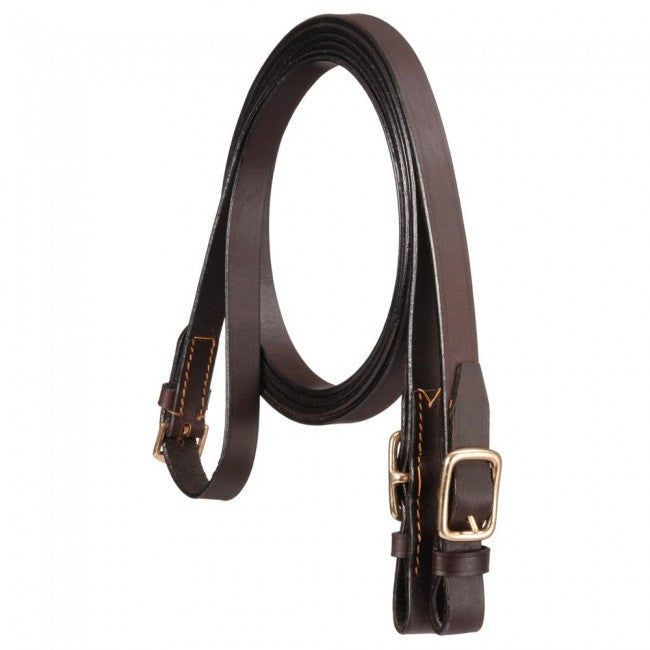 Brown Australian Outrider Collection Leather Reins Australian Tack