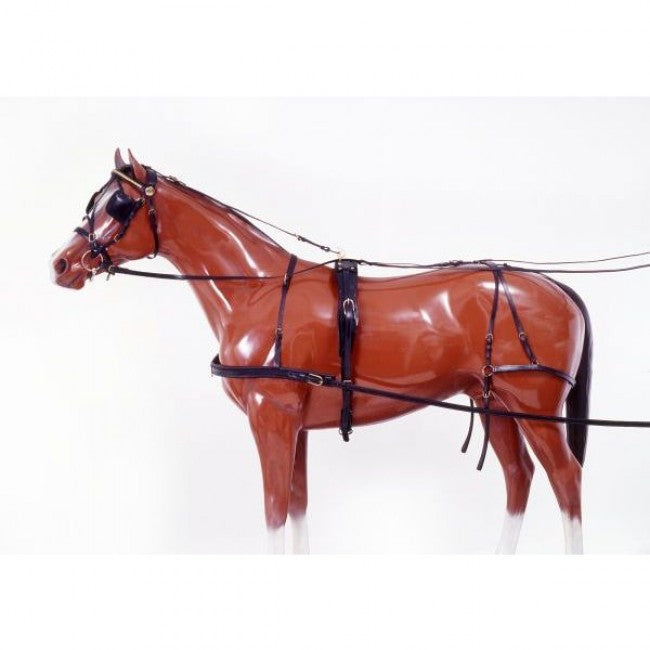 Black Full Horse Tough 1 Leather Horse Harness Stable Supplies