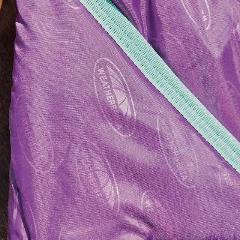 Waterproof coating Purple/Navy/Mint Weatherbeeta Comfitec Premier Freedom Pony Detach-A-Neck Medium Turnout Blankets