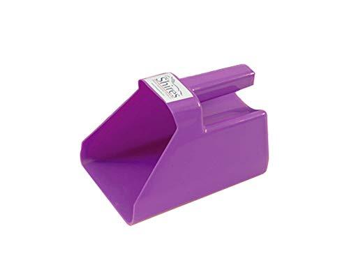 Shires Plastic Feed Scoop Stable Supplies Shires Equestrian Purple Large 