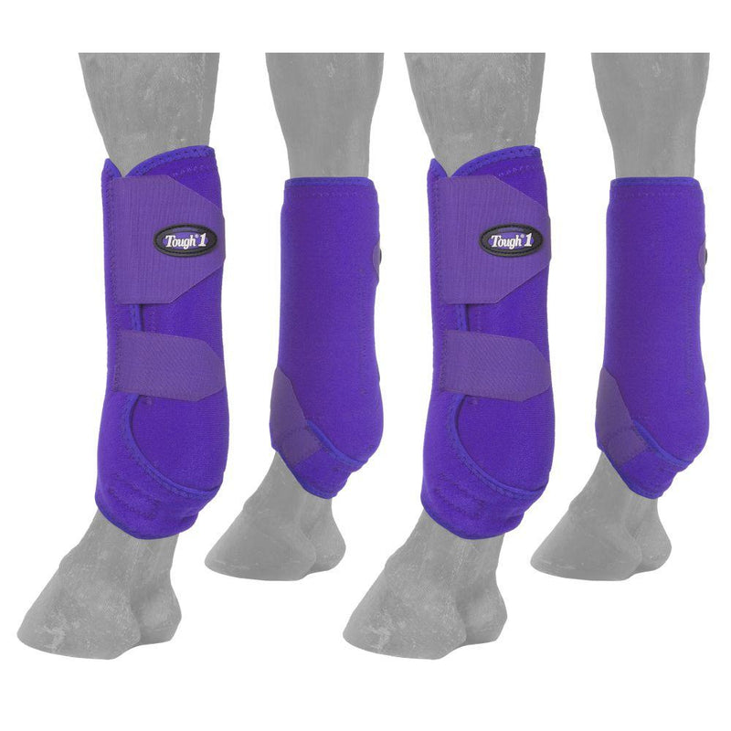 Purple Tough 1 Extreme Vented Sport Boots Set Small Competition/Exercise Boots JT International