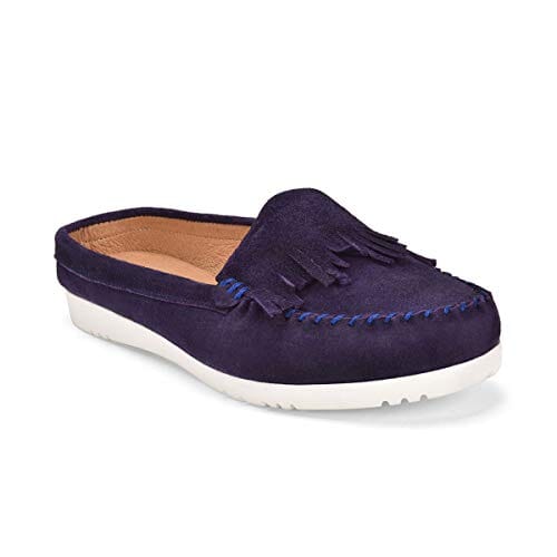 FIVE TRIBE Honest Silver Napa Sizes 7.5-10 Loafers Five Tribe Deep Blue Suede 9 