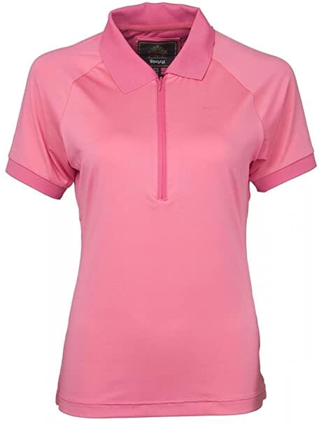 Toggi Makayla Ladies Technical Polo Shirt Long Sleeve Shirts Toggi Pink Size 10 
