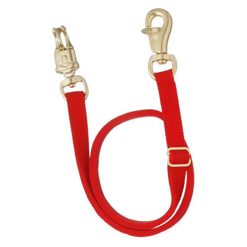Adjustable Nylon Cross Tie Stock Ties and Bibs One Stop Equine Shop Red 