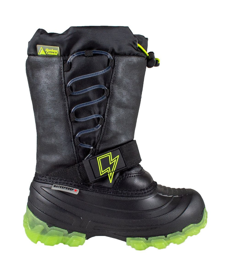 Absolute Canada Children's Thunder Winter Boots Absolute Canada 11 Grey Lime 