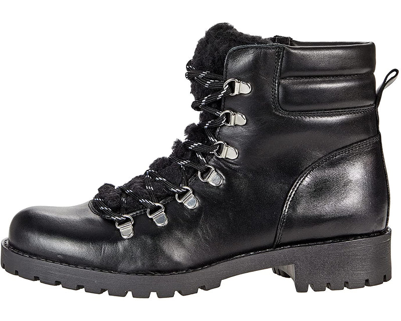 Side view of Black Eric Michael Women's Franki Boots Fashion Boots