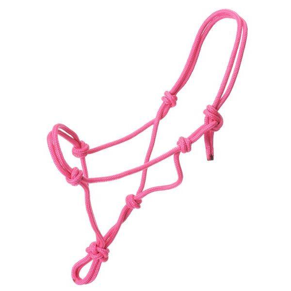 Pink Tough 1 Miniature Poly Rope Tied Halter