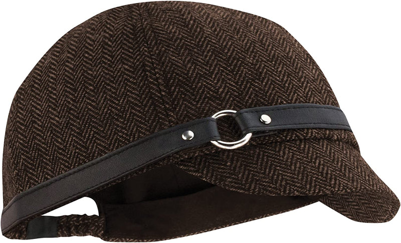 Irideon Ladies Devonshire Hunt Cap Hats Espresso One Size