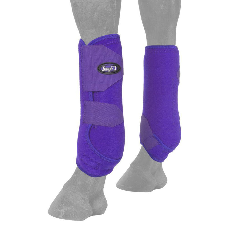 Tough 1 Vented Sport Boots Rear Small Purple Competition/Exercise Boots JT International 