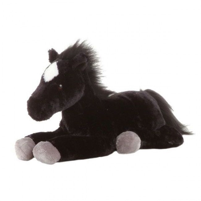 Black/White Blaze JT International Plush Horse Toys