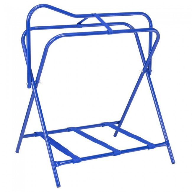 Royal Blue Tough 1 Folding Floor Saddle Rack with Web Bottom