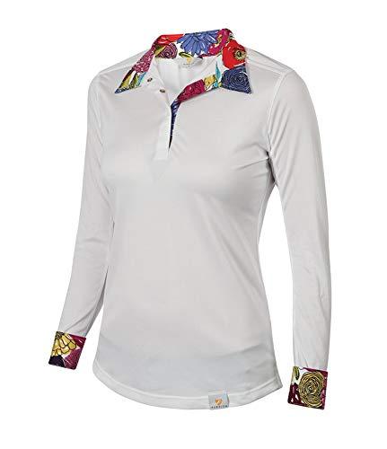 Shires Aubrion Ladies Equestrian Shirt Show Shirts Shires Equestrian Multi Floral X-Small 