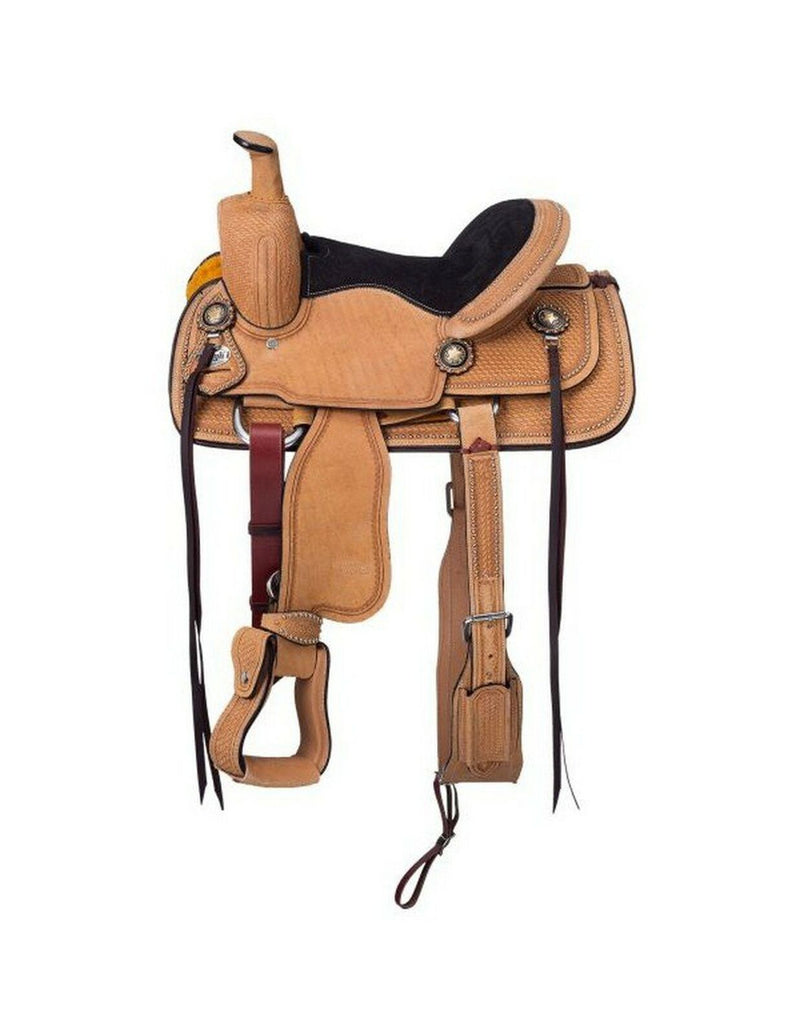 Light Oil Royal King Bailey Youth Roper Saddle JT International