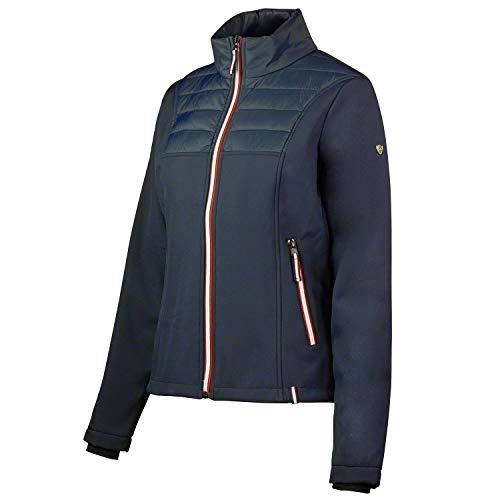 Horze Women's Maeve Softshell Hybrid Jacket Jackets Horze Dark Navy US 6 (EU 36) 
