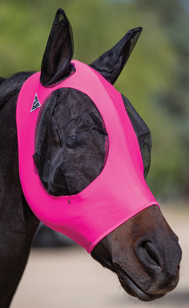 Pink Professional's Choice Comfort Fit Fly Mask Cob