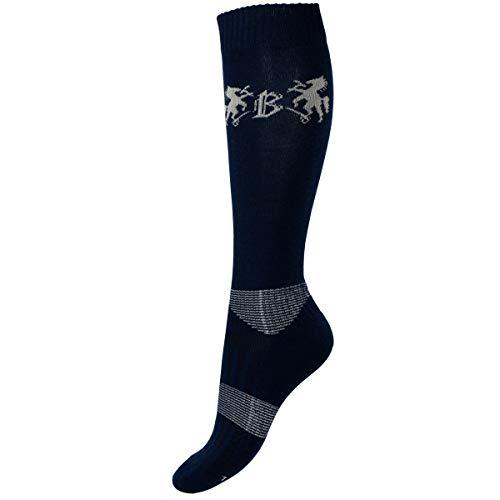 B Vertigo Geox Warm Riding Socks Socks Horze Dark Navy US Women's 8.5-10 (EU 39-41) 