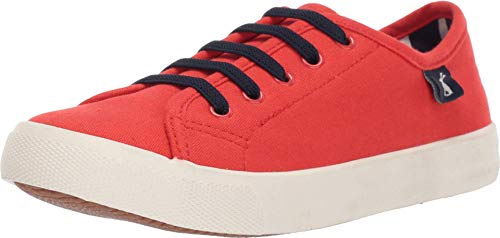 Joules Canvas Kids Lace Up Trainers