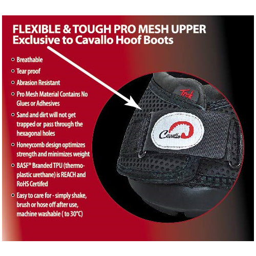 Features of Cavallo Trek Slim Hoof Boot Bell Boots