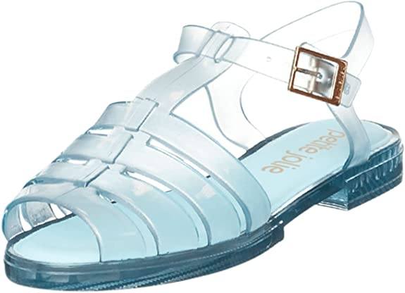 Blue Translucent Hydrangea Petite Jolie PJ5397 Olly Women's Sandals