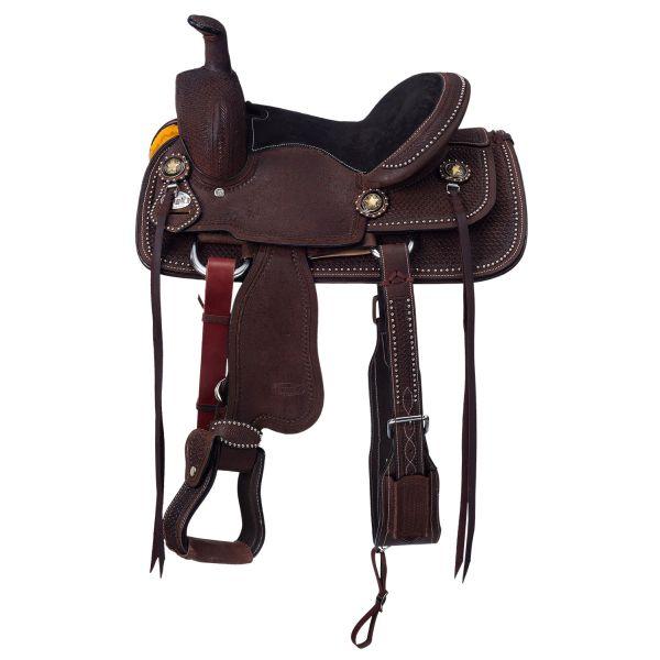 Dark Oil Royal King Bailey Youth Roper Saddle JT International