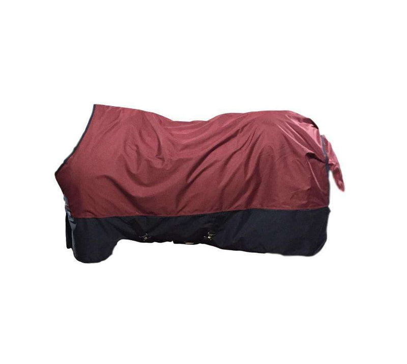 Horseware For One Stop Turnout Blanket Lite Hero Turnout Blankets Horseware 60 Burgundy/Black 
