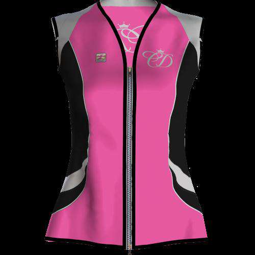 Equisafety Adults Charlotte Dujardin Arret Waistcoat Vests Equisafety XS Pink 