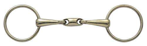 Shires 18mm German Silver Training Bit English Horse Bits Shires 5 Stainless Steel 
