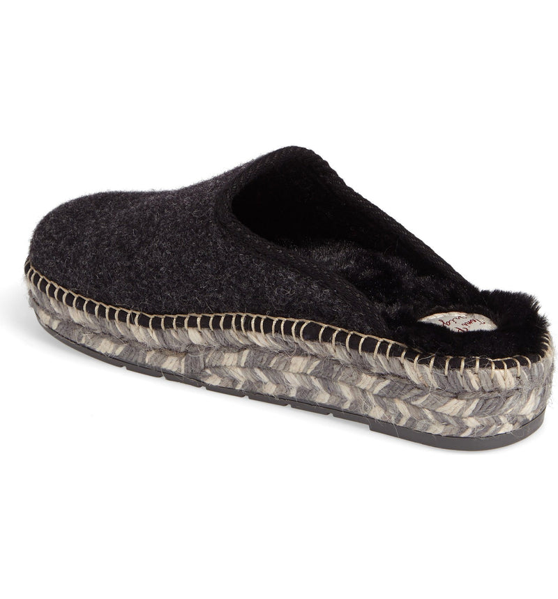 Toni Pons Mysen Faux Fur Lined Espadrille Slipper Solid Slippers Toni Pons 