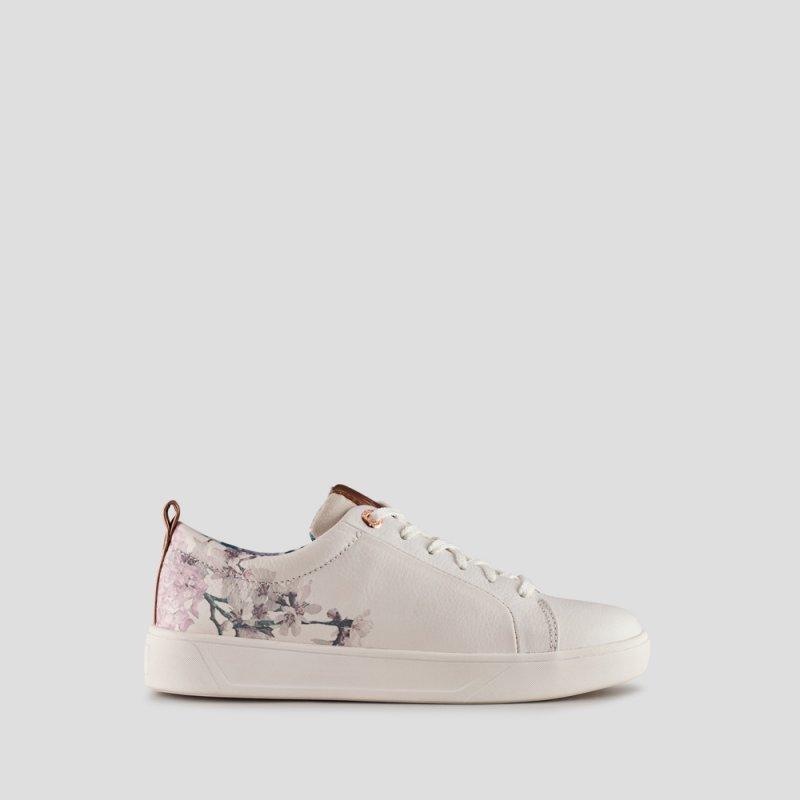Cougar Women's Bloom Leather Sneaker Fashion Sneakers Cougar 7 White-Blossom 