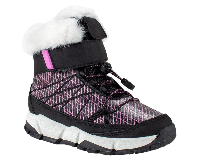 Profile view of Absolute Canada Kid's Riley Winter Boots