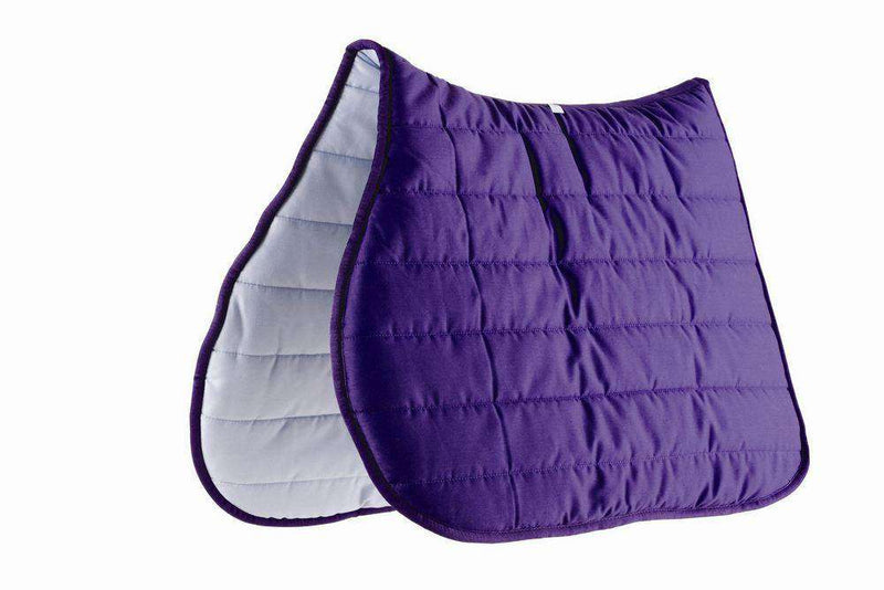Roma Reversible Softie Wither Relief All Purpose Saddle Pad All Purpose Pads Roma Full Purple/Lilac 